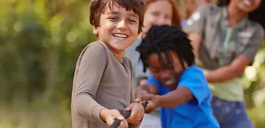 Kids at a summer camp